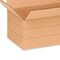 250 Pack Heavy Duty Multi Depth Corrugated Shipping Cartons for Packaging Mailing and Storage 14 1⁄2 x 8 3⁄4 x 6 inch